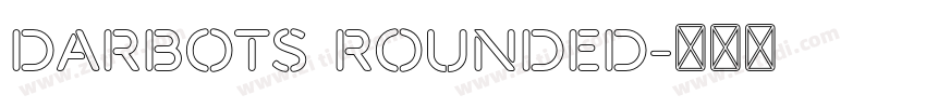 darbots rounded字体转换